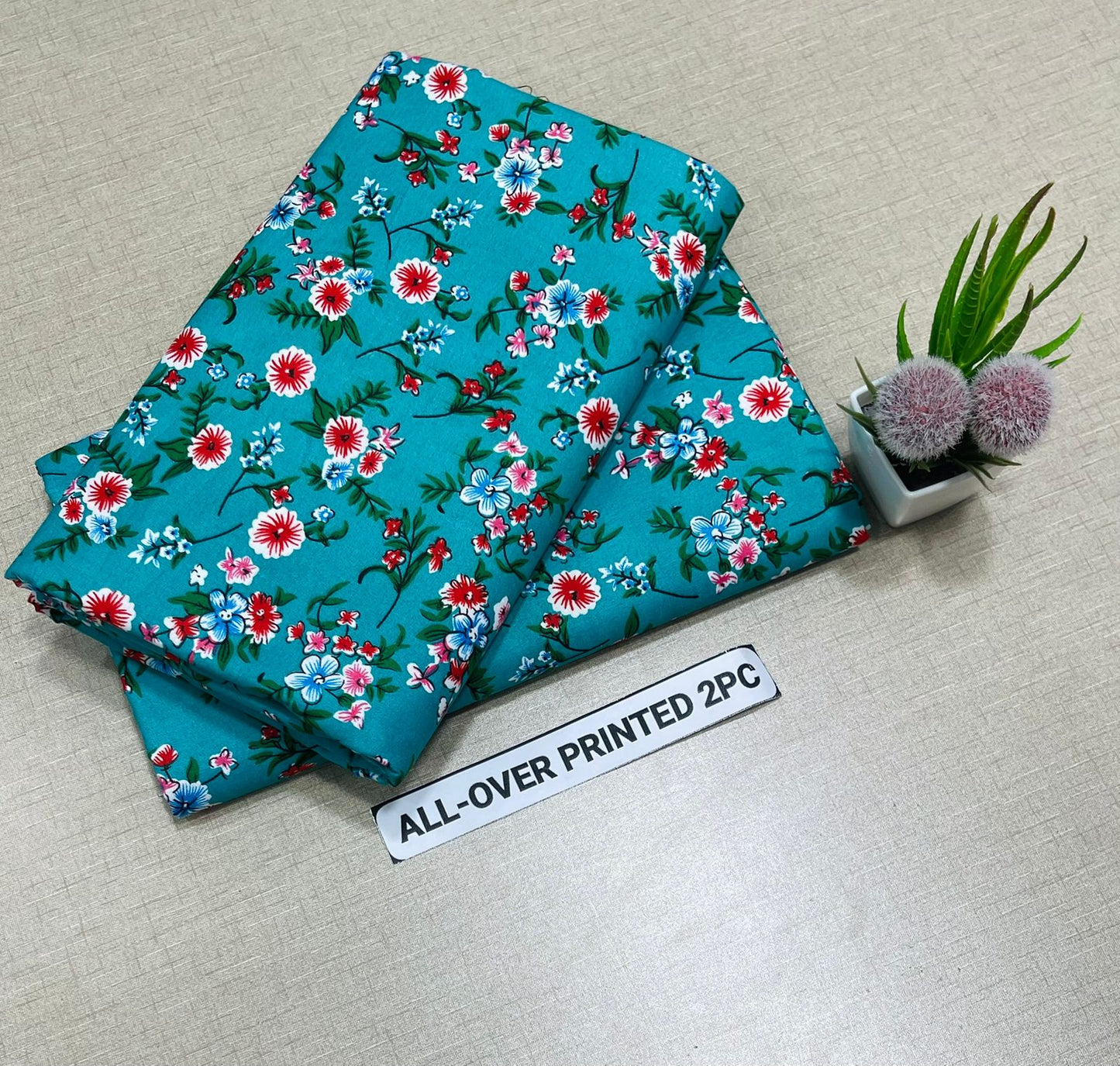 🌸 LAWN FLORAL PRINTS – 2 PCS UNSTITCHED COLLECTION 🌸 LW-066