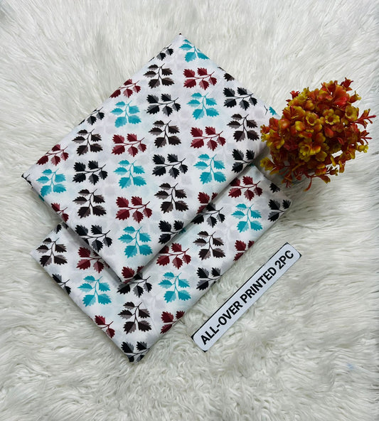 🌸 LAWN FLORAL PRINTS – 2 PCS UNSTITCHED COLLECTION 🌸 LW-002