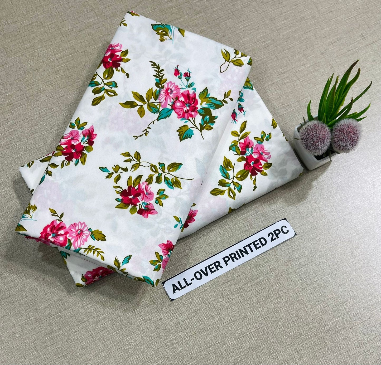 🌸 LAWN FLORAL PRINTS – 2 PCS UNSTITCHED COLLECTION 🌸 LW-056