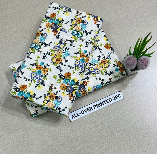 🌸 LAWN FLORAL PRINTS – 2 PCS UNSTITCHED COLLECTION 🌸 LW-063