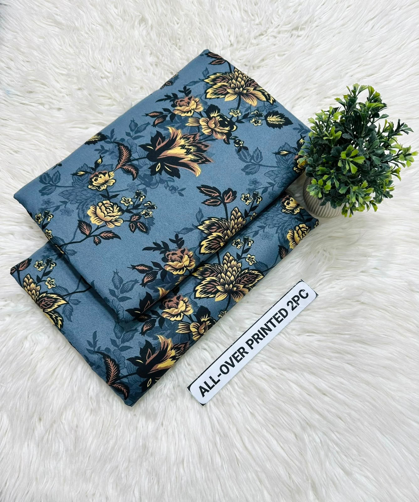 🌸 LAWN FLORAL PRINTS – 2 PCS UNSTITCHED COLLECTION 🌸 LW-255