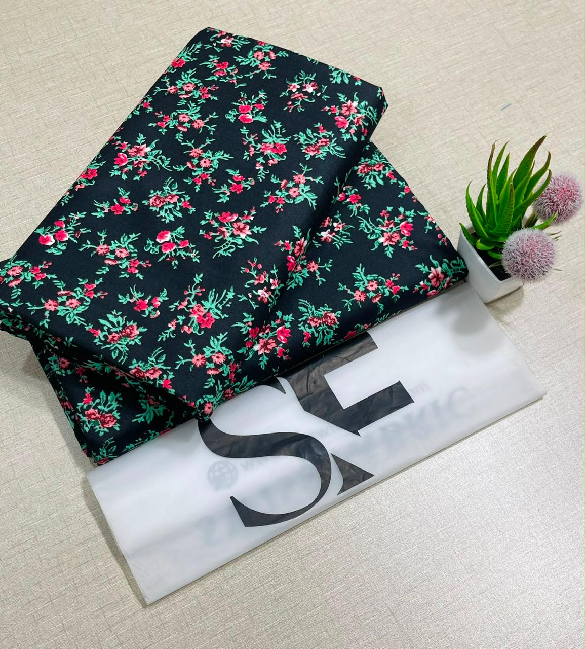 🌸 LAWN FLORAL PRINTS – 2 PCS UNSTITCHED COLLECTION 🌸 LW-214