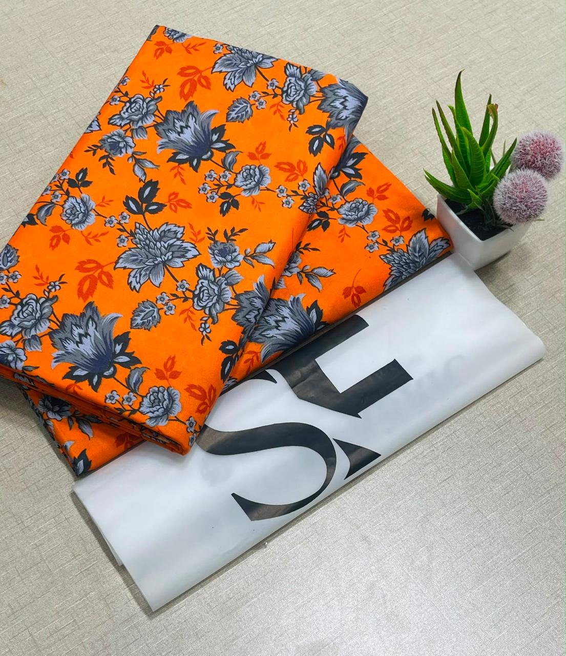 🌸 LAWN FLORAL PRINTS – 2 PCS UNSTITCHED COLLECTION 🌸 LW-212