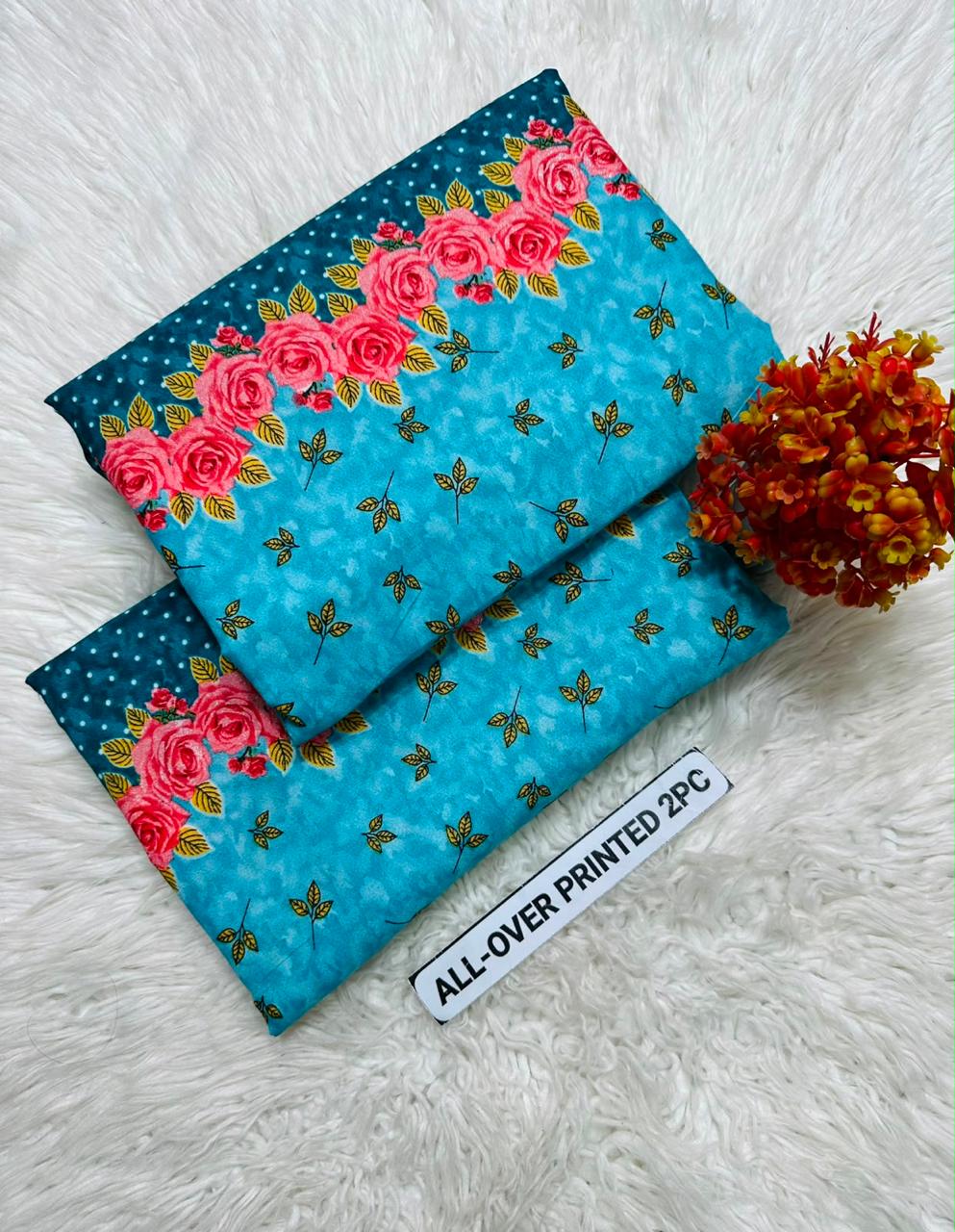 🌸 LAWN FLORAL PRINTS – 2 PCS UNSTITCHED COLLECTION 🌸 LW-236