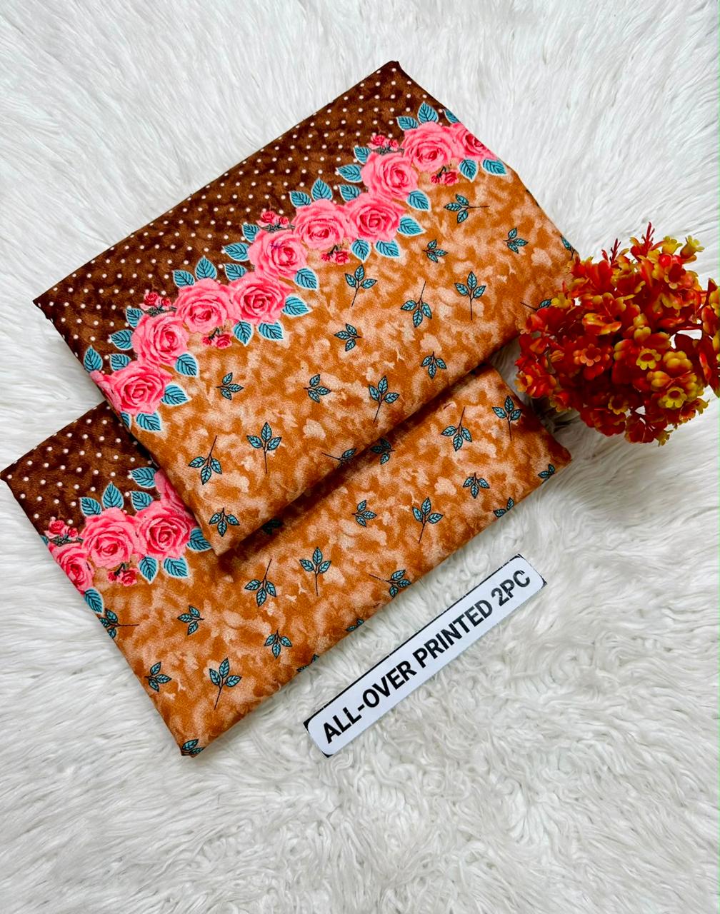 🌸 LAWN FLORAL PRINTS – 2 PCS UNSTITCHED COLLECTION 🌸 LW-237